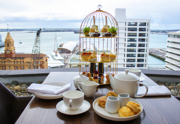Exclusive Premium Harbour-View High Tea for One - Options for Bottomless Bellini incl. Unlimited Scones & up to Eight People