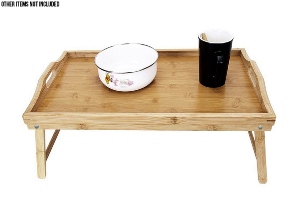 Folding Wooden Bed & Breakfast Tray Table