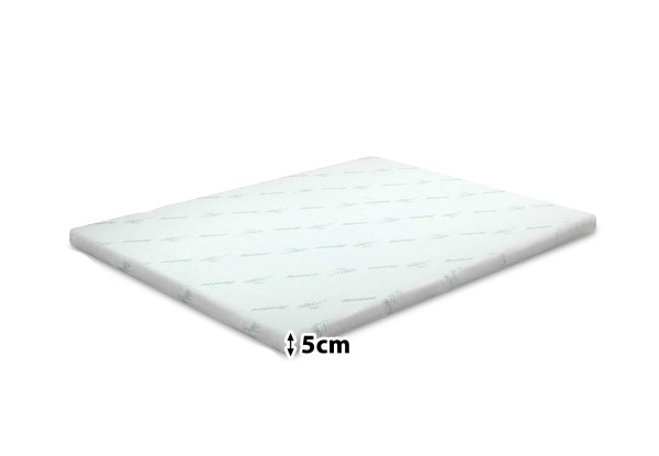 5cm Memory Foam Topper - Four Sizes Available