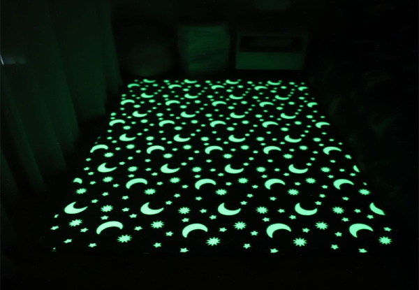 Glow in the Dark Plush Rug - Four Sizes & Two Prints Available