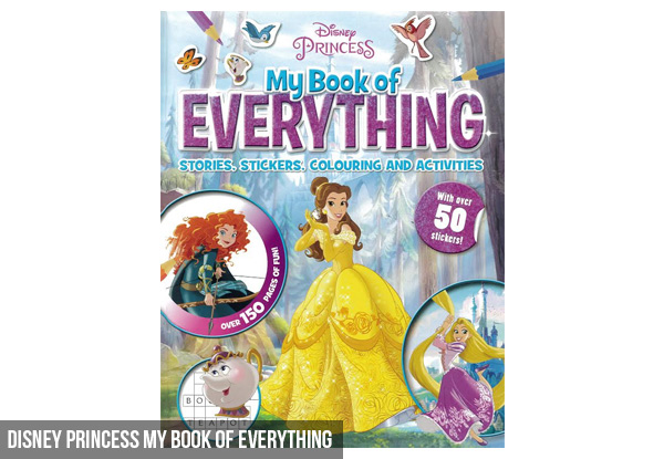 Disney Princess or Justice League My Book of Everything - Option for Both