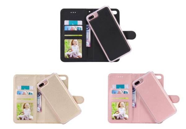 Phone Case with Wallet Compatible with iPhone or Samsung - Three Colours & 11 Sizes Available