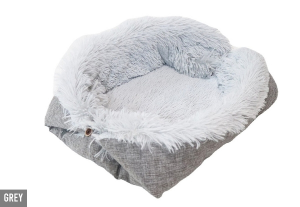 Dual-Purpose Pet Bed Cushion - Two Colours Available & Option for Two