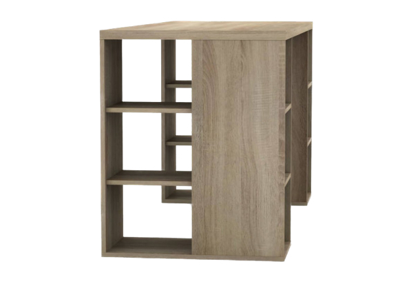 Ariella Computer Desk with Storage Shelves