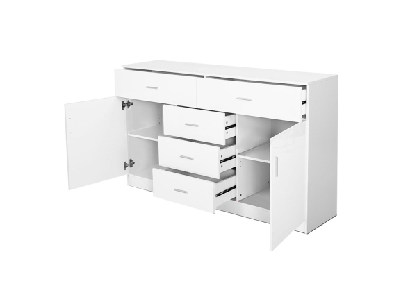 White Glansig Buffet Table