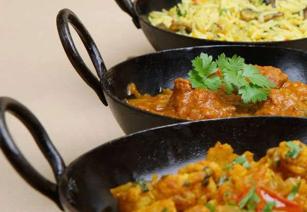 $30 for an Indian Three-Course Dinner for Two People - Valid Sunday to Thursday (value up to $60.30)