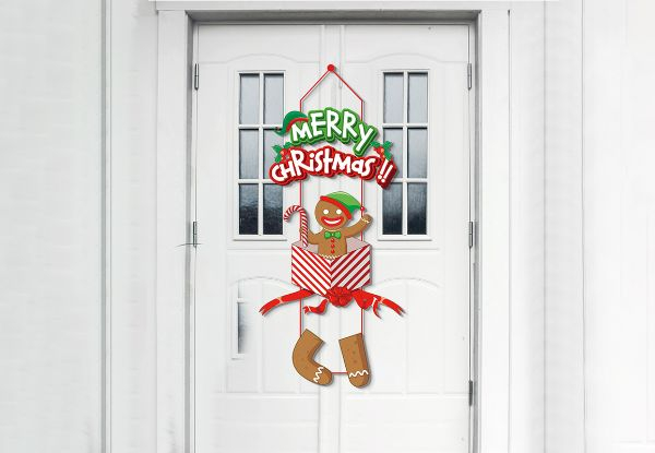Three-Piece Christmas Door Hangers - Option for Two-Set