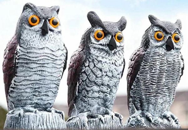 Large Garden Owl Decoy - Available in Two Colours
