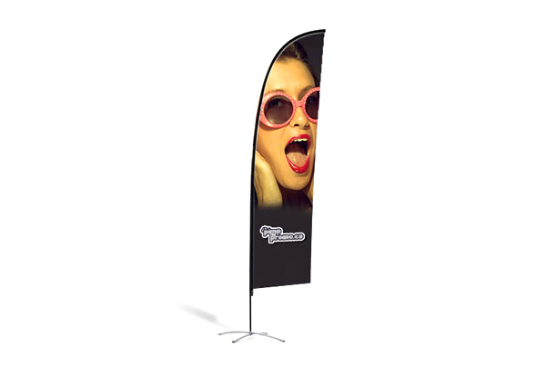 $177 for a Portable Business Flag with Flag Design incl. Nationwide Delivery