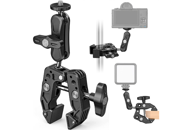 Camera & Phone Clamp Mount - Option for Two