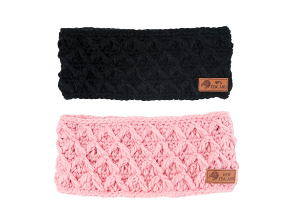 Knitted Lined Headband - Two Colours Available