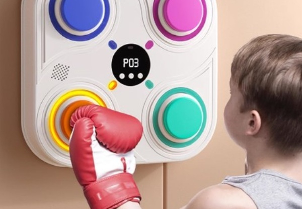 Kid's Music Boxing Machine with LED - Three Colours Available