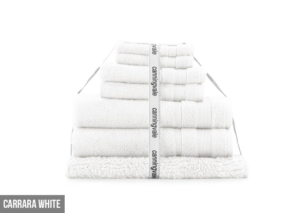 Canningvale Amalfitana Seven-Piece Towel Set - Four Colours Available with Free Delivery