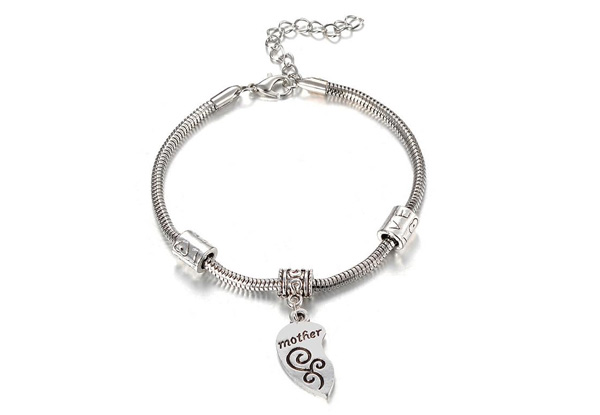 Mother & Daughter Charm Bracelet Set with Free Delivery