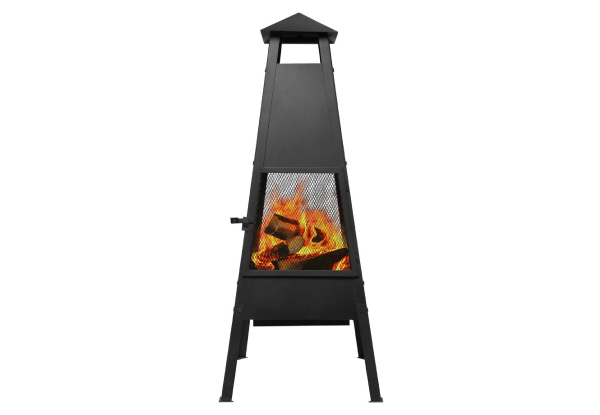 100cm Chiminea Fire Pit BBQ Grill