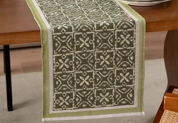 Boho Linen Braided Table Runner - Available in Two Colours & Four Sizes
