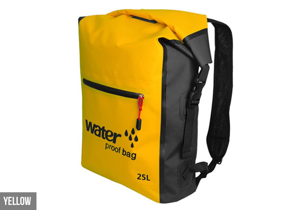 25L Outdoor Waterproof Swimming Bag - Six Colours Available