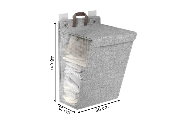 Foldable Laundry Basket Hamper - Available in Two Colours
