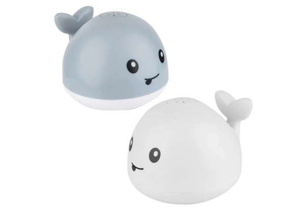 LED Whale Bath Toy - Two Colours Available