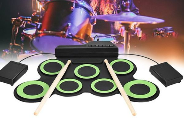 Roll-Up Electronic Drum Set - Three Options Available