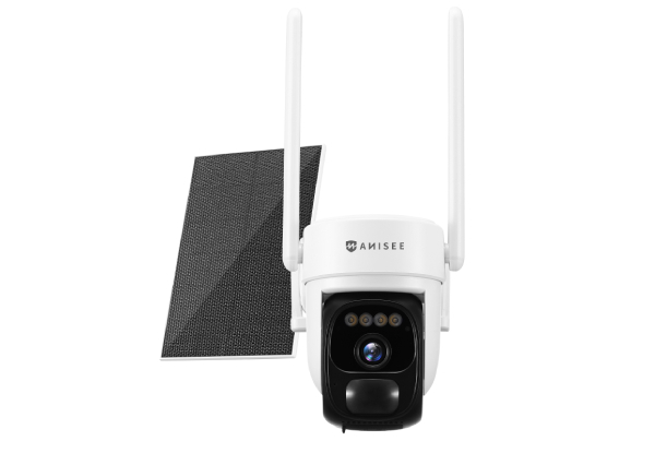 PTZ Solar Powered Wireless Security Camera - Options for Two or Four Cameras