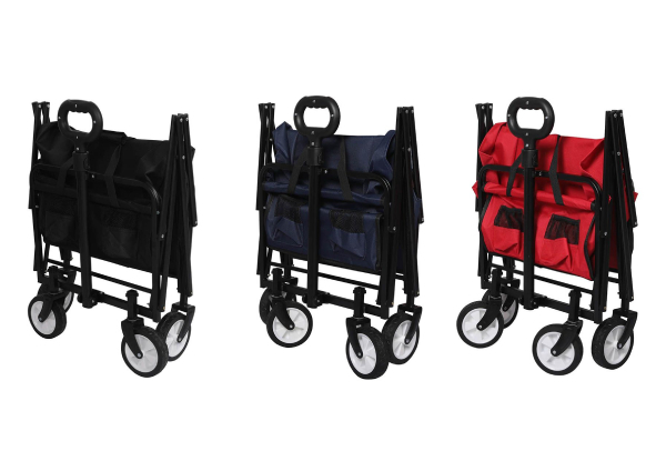 Foldable Garden Trolley Wagon - Three Colours Available