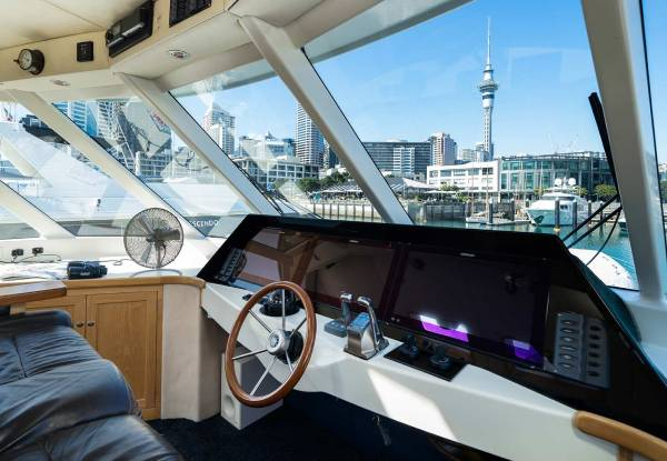 4-Hour Auckland Harbour Cruise for up to 30 Guests on Motor Yacht Savoy incl. Two Large Grazing Platters & Drink on Arrival - Options for up to 49 Guests