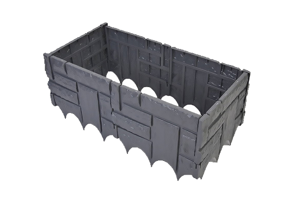 Six-Piece Garden Flower Bed Fence - Available in Two Colours & Option for Two-Pack