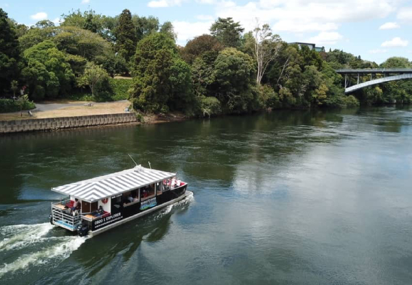 Saturday Wine Tasting on The Waikato River Explorer