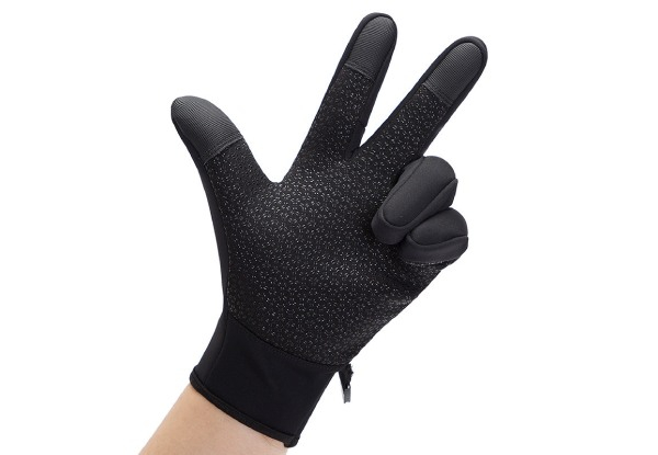 Non-Slip Water-Resistant Motorcycle Gloves - Three Colours & Three Sizes Available
