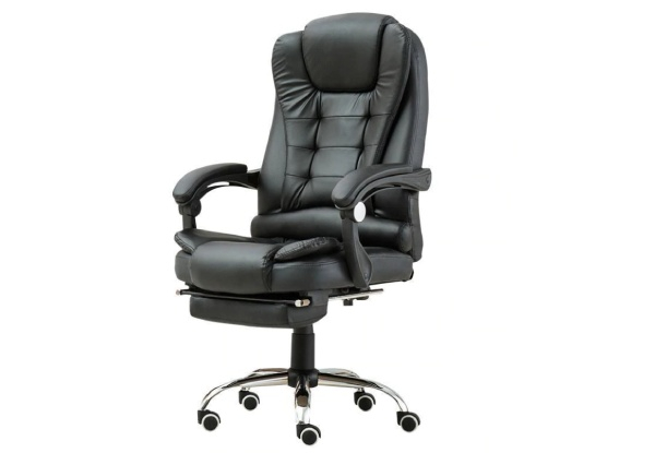 Executive Workspace Chair with Footrest - Two Colours Available