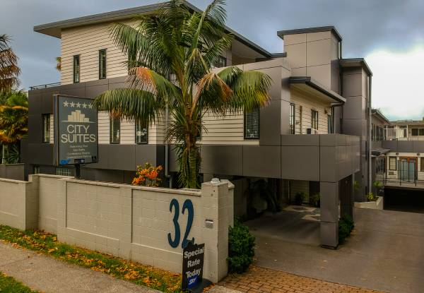 One-Night Stay at City Suites Tauranga in a Standard Studio Room for Two People