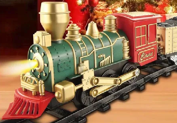 Christmas Train Set with Lights & Music