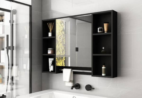 Bathroom Mirror Cupboard Organiser - Two Colours Available