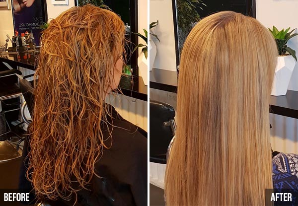 Brazilian Smoothing Straightening System Treatment & Blow Wave - Option to incl. Home Care Shampoo & Conditioner
