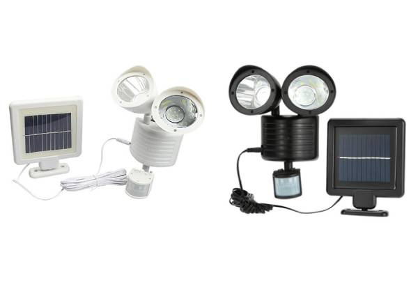 Solar Powered 22-LED Motion Sensor Light - Two Colours Available