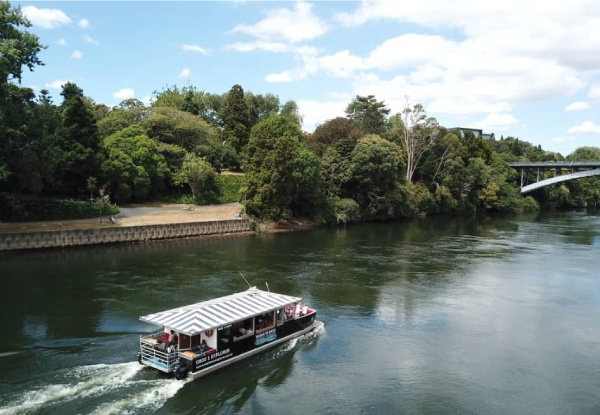 One-Hour Café Cruise on the Waikato River  for Two People incl. an Onboard Cafe Voucher
