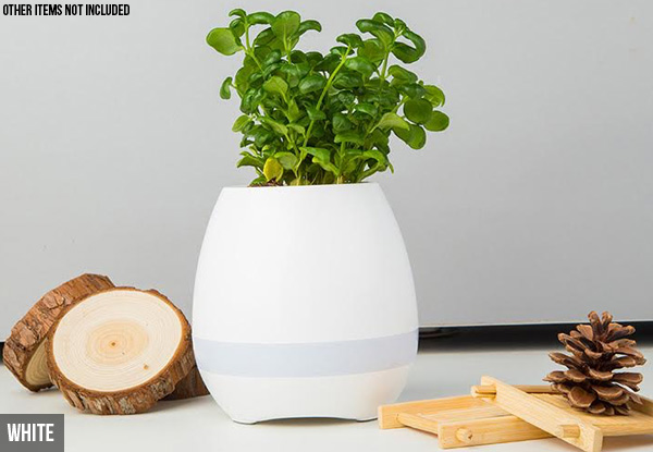 Bluetooth Music Flower Pot Speaker - Three Colours Available