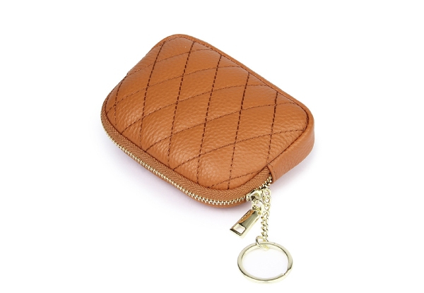 Genuine Leather Quilted Wallet - Four Colours Available & Option for Two-Pack