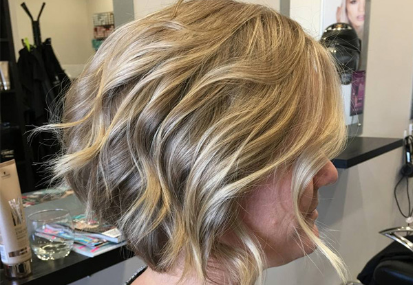 Haircut, Colour & Treatment Package for One Person incl. Half-Head of Foils, Toner, Cut, Finish with a Take Home Treatment & $10 Return Voucher - Options for Two People