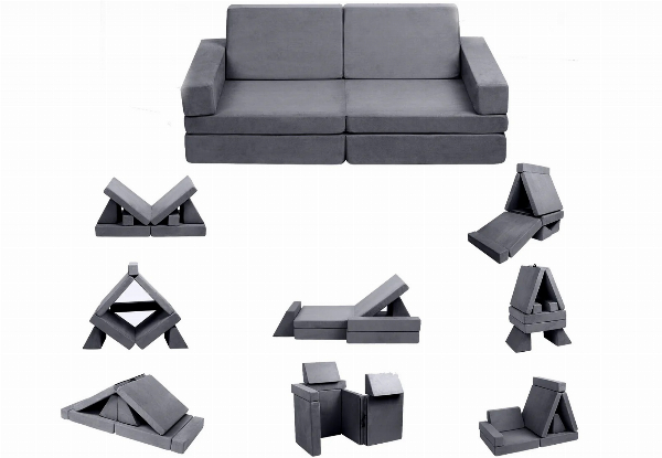 Kids Modular Play Couch - Three Colours Available