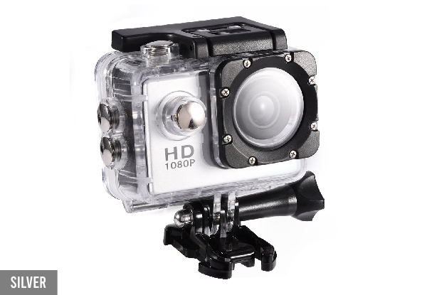 Extreme Sports+ Full HD Action Camera - Two Colours Available - Elsewhere Pricing $59.99