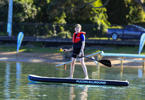 60-Minute Stand Up Paddleboarding for Two People incl. Gear Hire