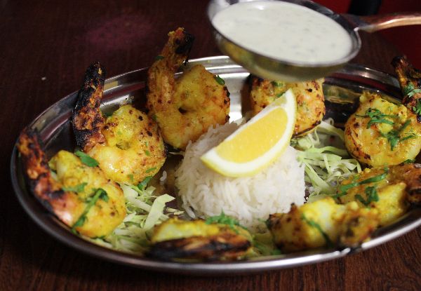 $50 Indian Dine-In Voucher for Two People - Valid Six Days a Week