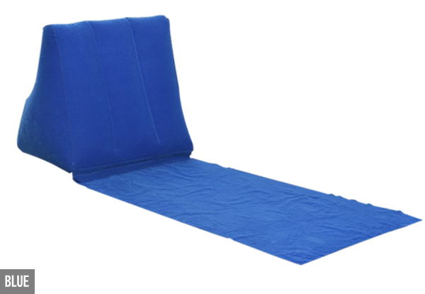 Wicked Wedge Inflatable Beach Lounger - Four Colours Available with Free Delivery