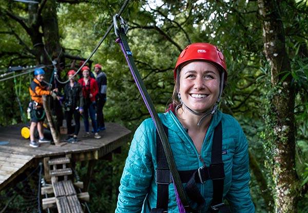 Three-Hour Original Rotorua Canopy Tour & GoPro Footage Combo for an Adult - Options for a Child Available