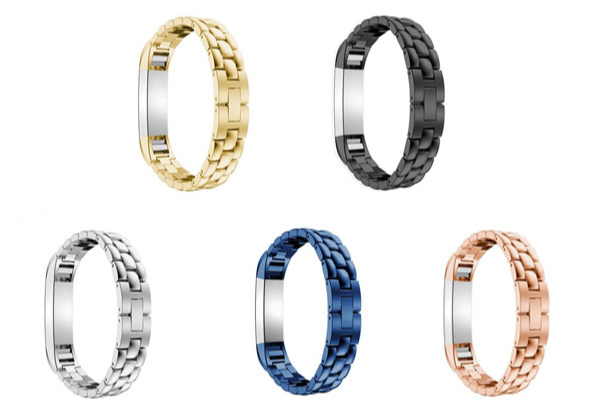 Replacement Stainless Steel Strap Compatible with Fitbit Alta - Five Colours Available