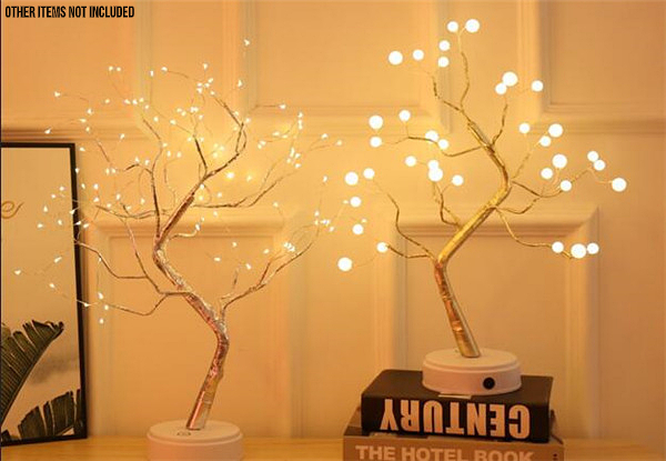 36-LED Warm Bonsai Tree Night Lights - Option for 108-LED with Three Colours Available