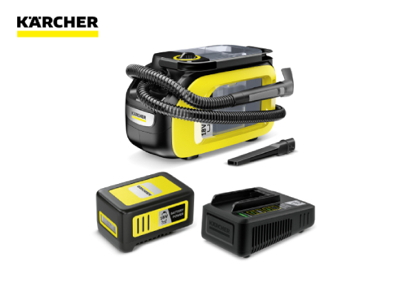 Karcher Battery-Powered Spray Extraction Cleaner Incl. SE 3-18 Compact Battery Set