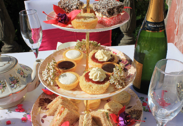 Sparkling High Tea for Two People incl. Garden Access - Options for up to Eight People